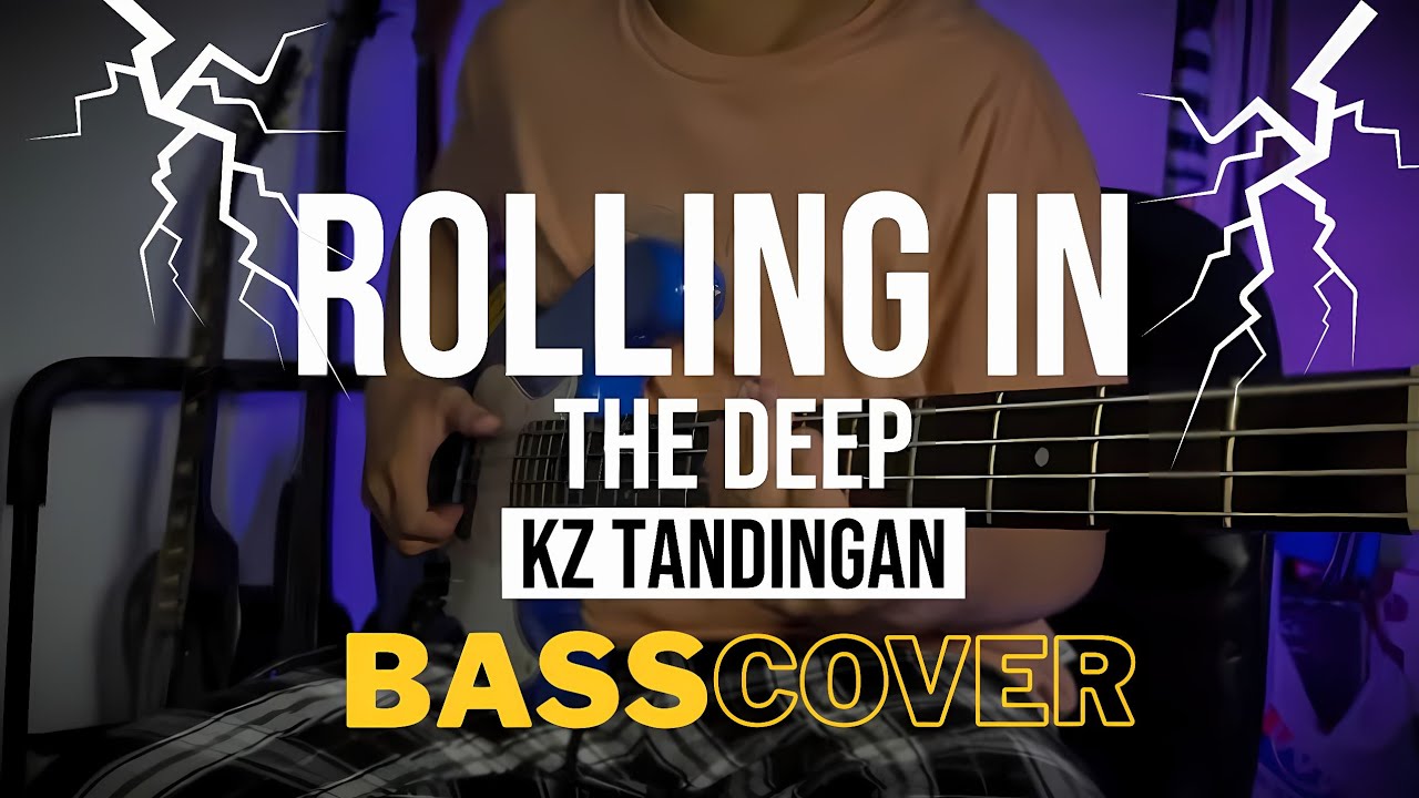 KZ - Rolling In The Deep | Bass Cover #basscover #kztandingan #slapbass