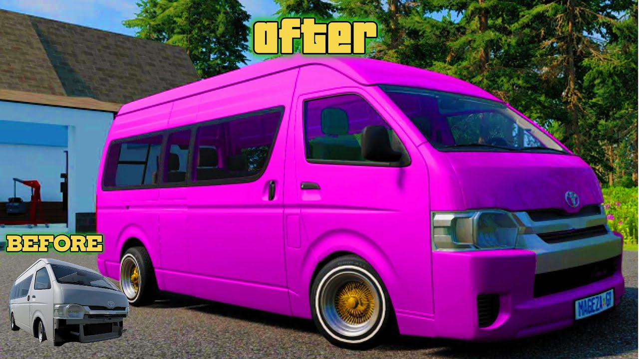 День 6 MAGEZA: Безумное преображение Toyota Taxi Quantum в BeamNG! (До и после)