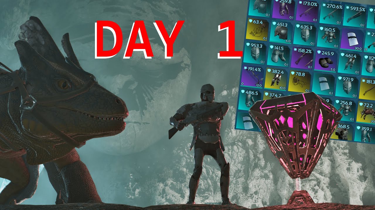 FIGHTING FOR VALGUEROS BEST CAVE DAY 1 | ARK PVP