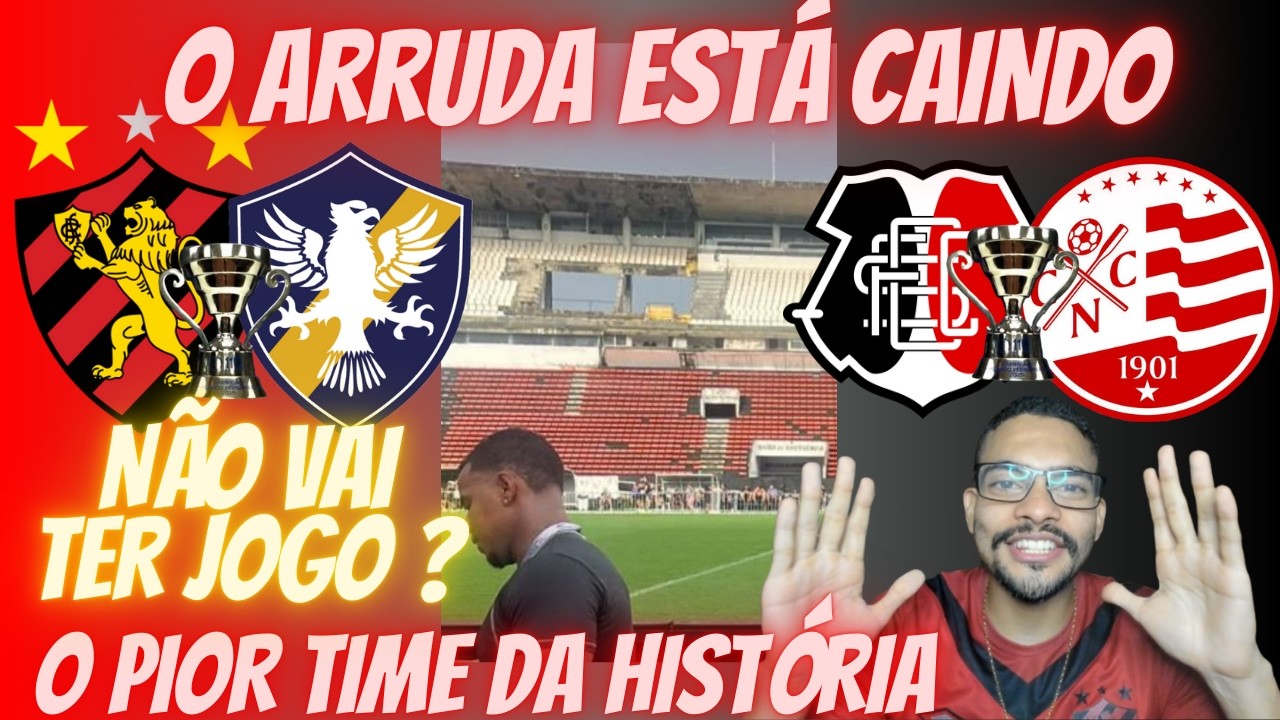 😱 O ARRUDA ESTÁ CAINDO ! O NÁUTICO VAI GOLEAR O SANTA CRUZ !💣 SPORT X RETRÔ : NÃO TEM  DATA