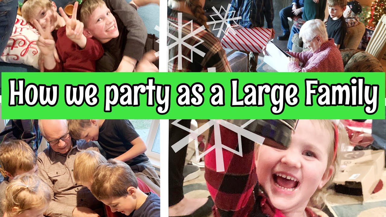 Large Family Christmas Party!