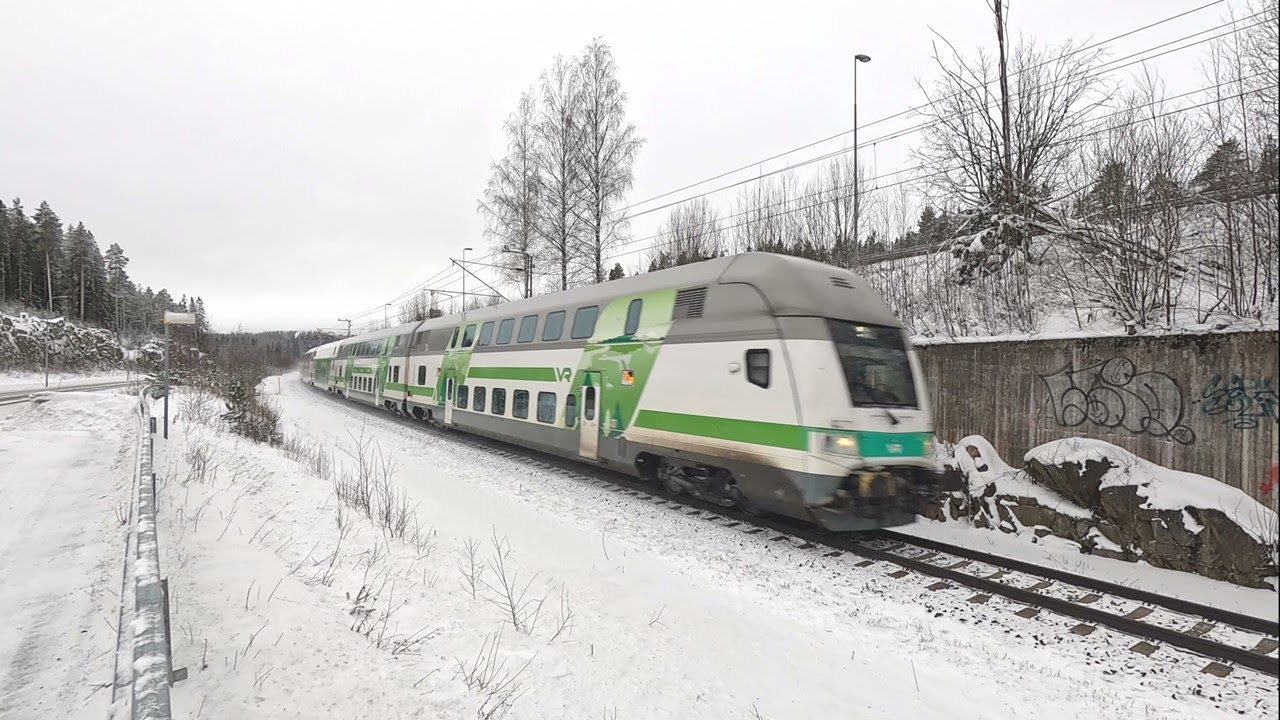 InterCity63 @Vuorela matkalla Kuopiosta Ouluun 7.1.2026