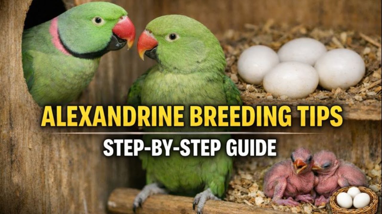 Alexandrine Parakeet Breeding Tips | Step-by-Step Complete Guide
