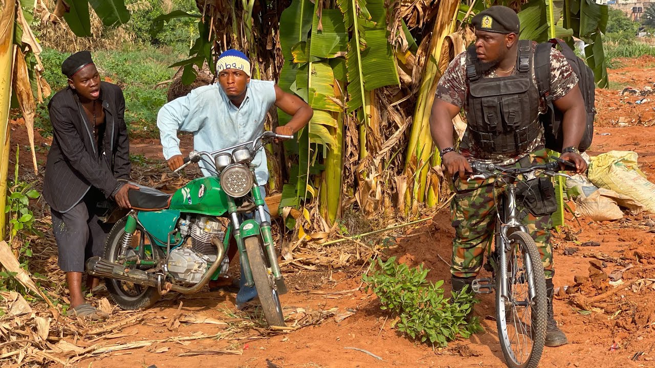 Exchanging the Soldier’s Motorcycle with a Bicycle 