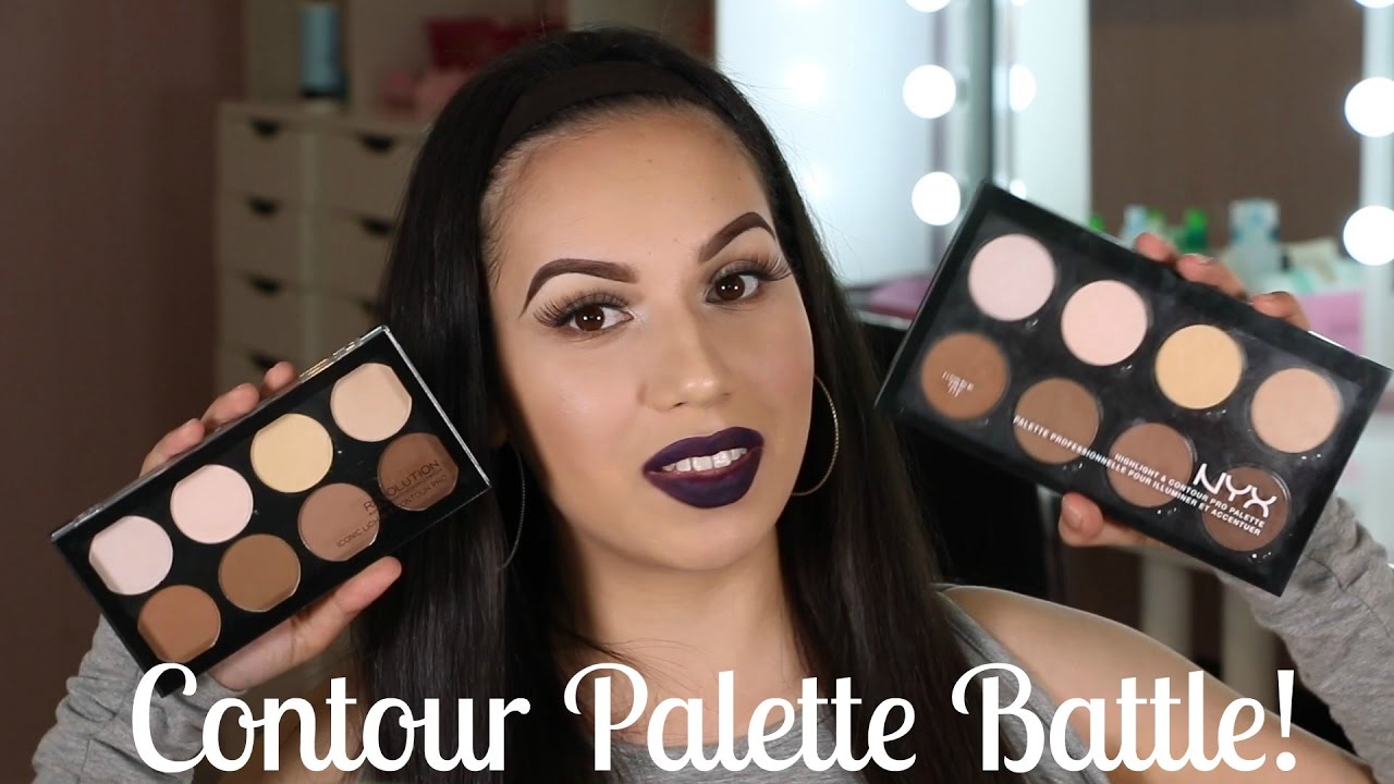 Nyx VS Makeup Revolution: Highlight & Contour Palettes