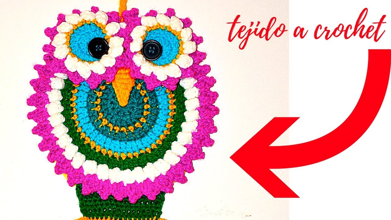 SECADOR DE TOALLAS TEJIDO A CROCHET PASO A PASO DE BUHO