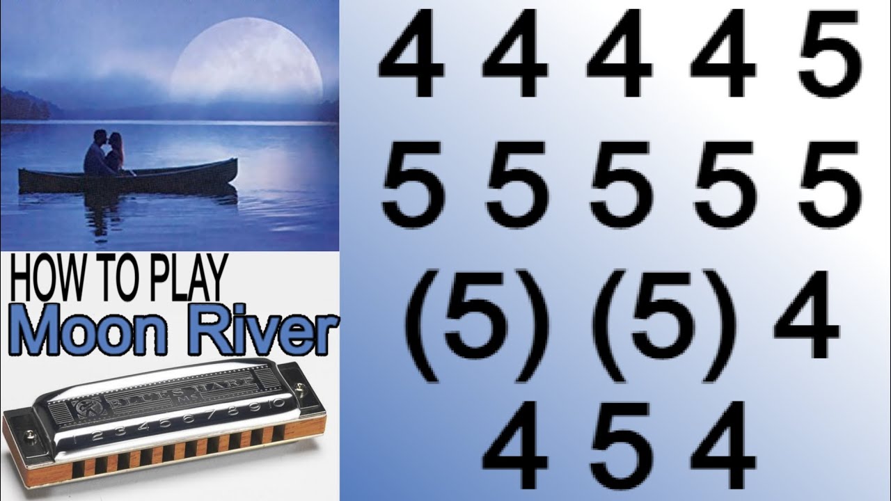 MOON RIVER HARMONICA ( C DIATONIC ), ARMÓNICA C, BLUES HARP C, GAITA DE BOCA C, MUNDHARMONIKA C