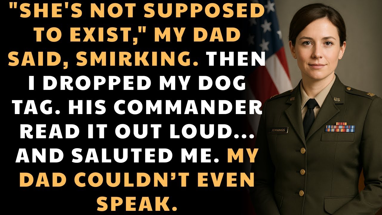 Dad Erased Me From the Military—Then Froze When My Dog Tag Revealed Who I Really Was