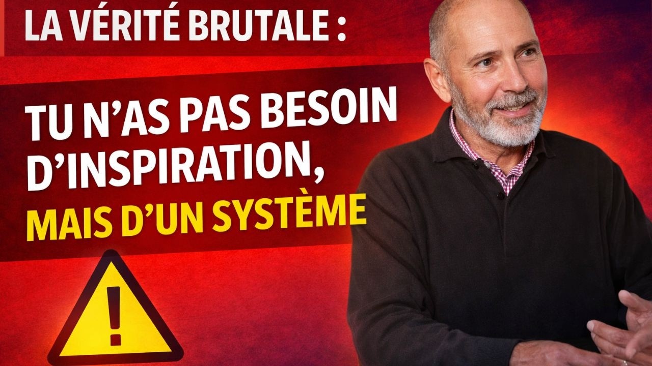 La vérité brutale : tu n’as pas besoin d’inspiration, mais d’un système | Christophe André