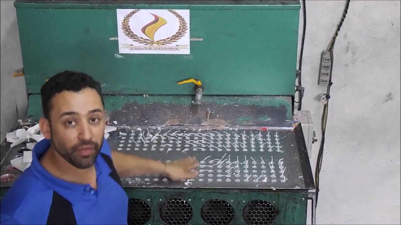 Fabricação de vela palito