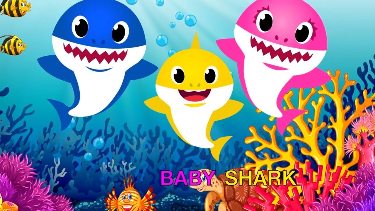 Baby Shark  Super Remix - Karaoke With Lyrics - Kids Songs Music Videos for Children  Lagu Anak Anak