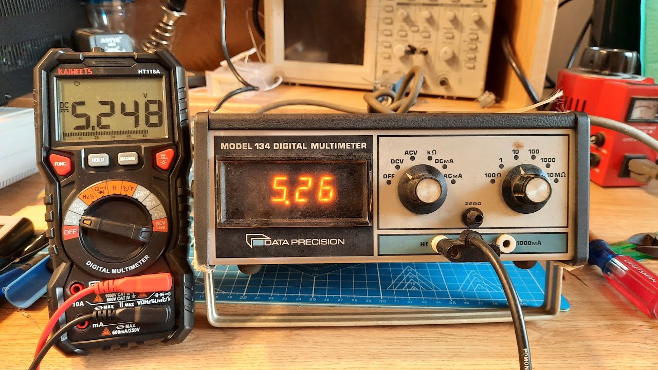 Fixing a vintage digital multimeter(Data Precision Model 134)