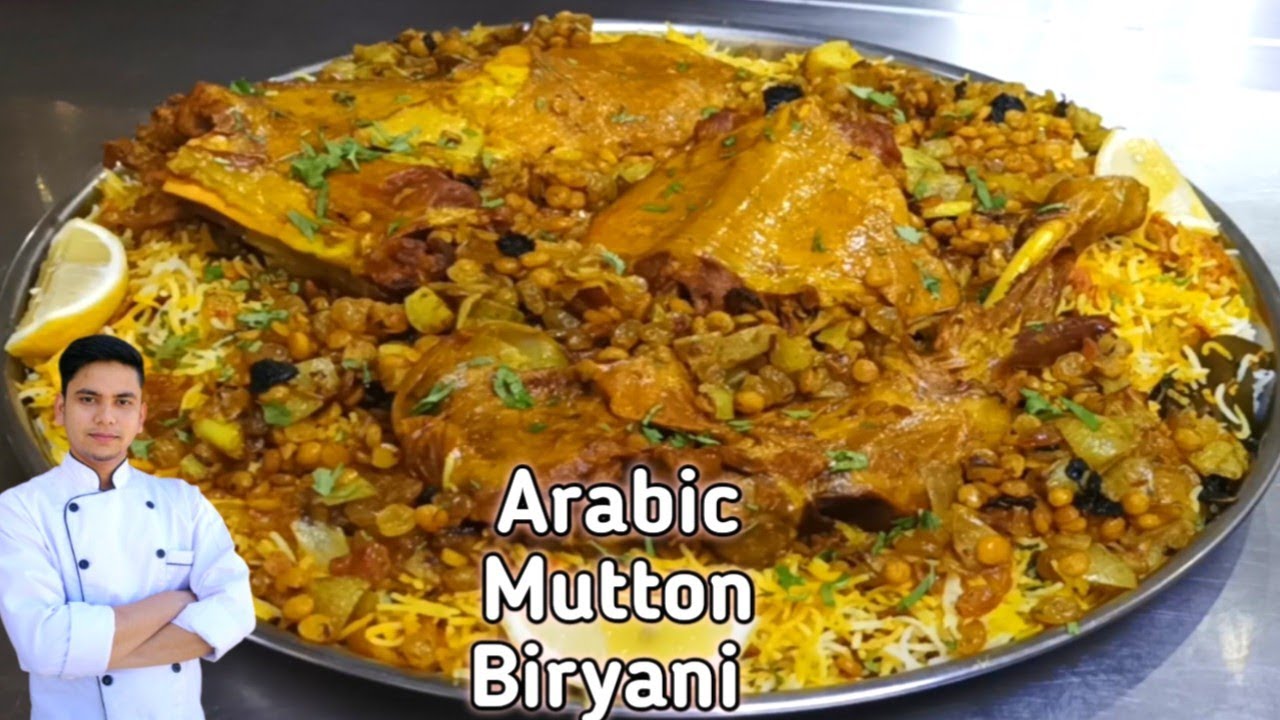 Arabic Mutton Biryani /Dubai Famous Lamb Biryani With Khashua /Biryani /