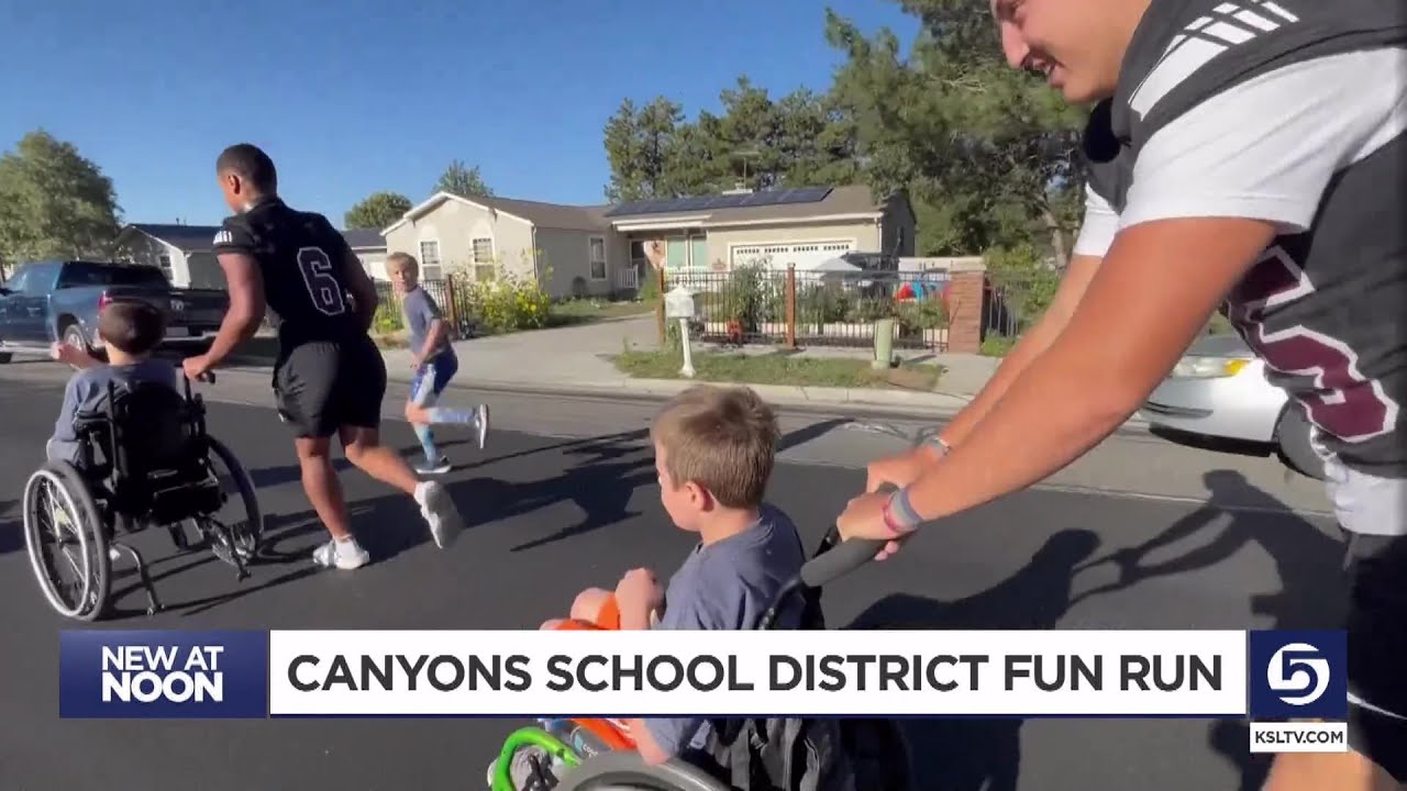 Kids of all abilities participate in Canyons School District fun run