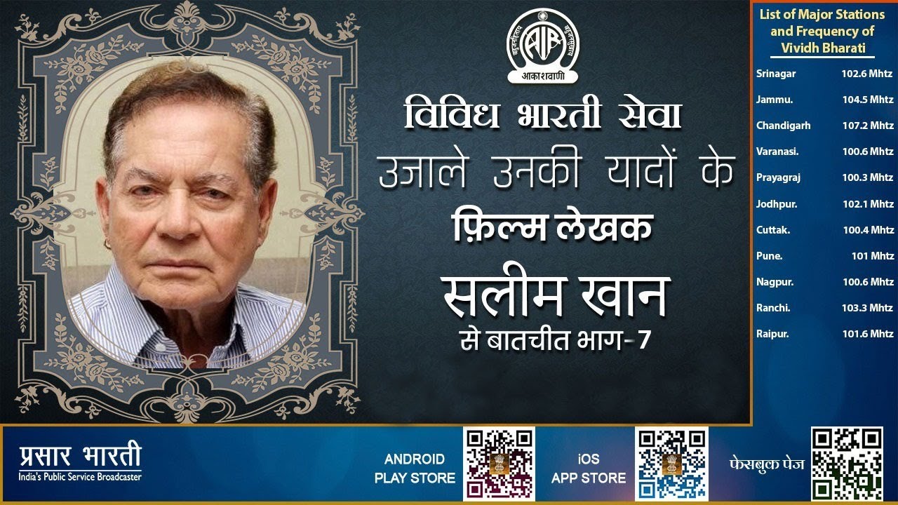 Ujale Unki Yadon Ke - An interview with Indian film Screenwriter/Producer Salim khan: Part 7.