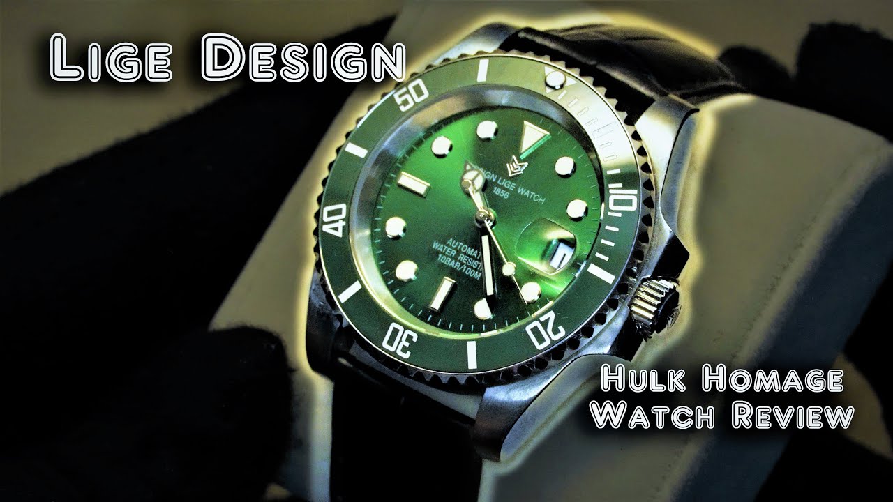 Lige Design Hulk Homage Watch Review