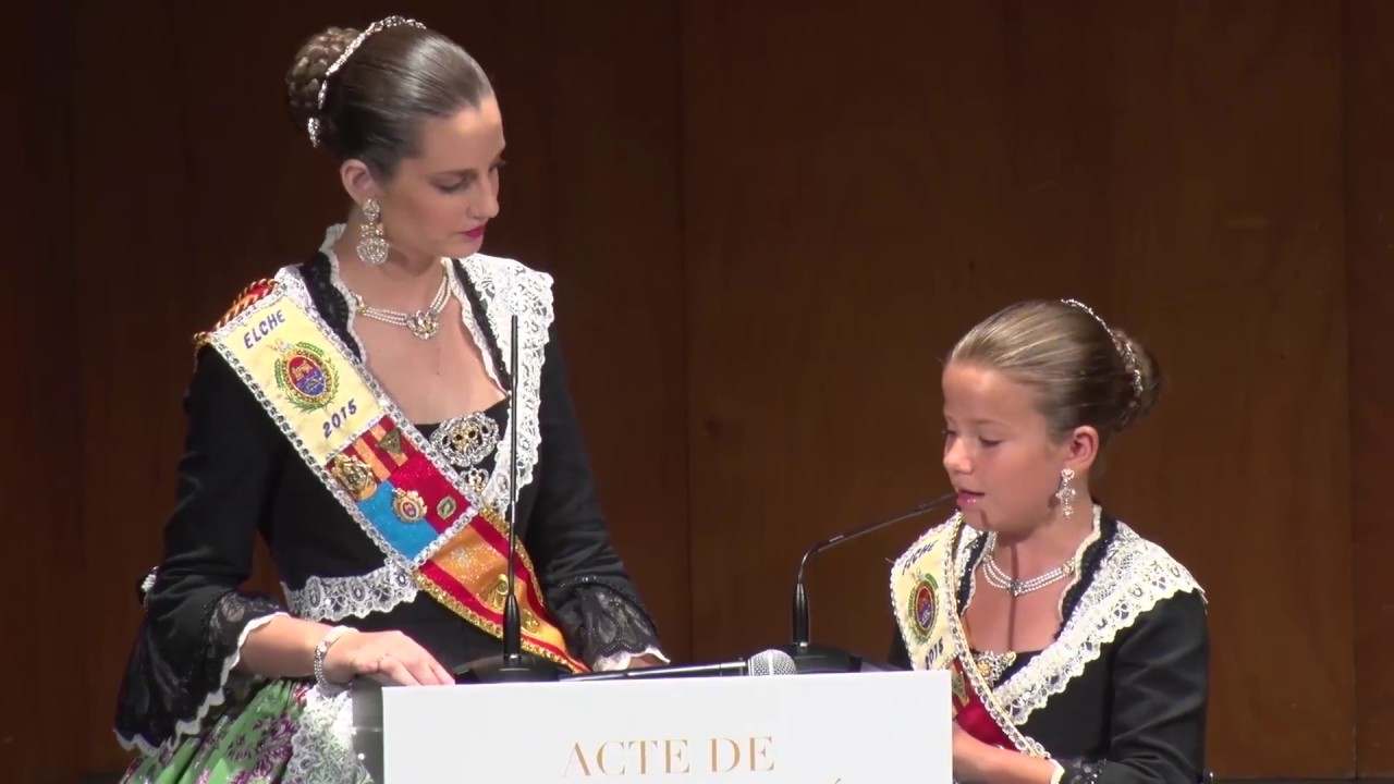 Proclamación Reinas y Damas de las Fiestas de Elche 2016