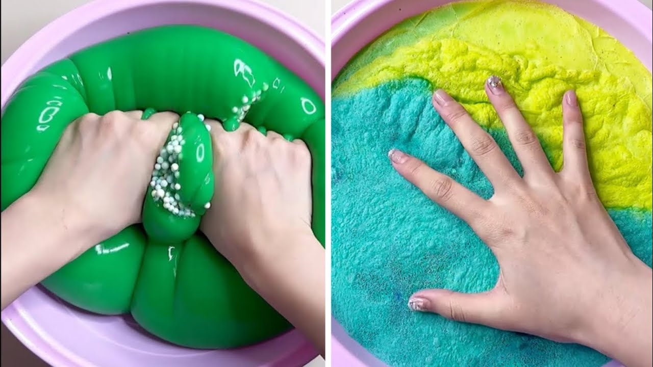 Most Relaxing and Satisfying Slime Videos #583 //Fast Version // SLM Satisfying //