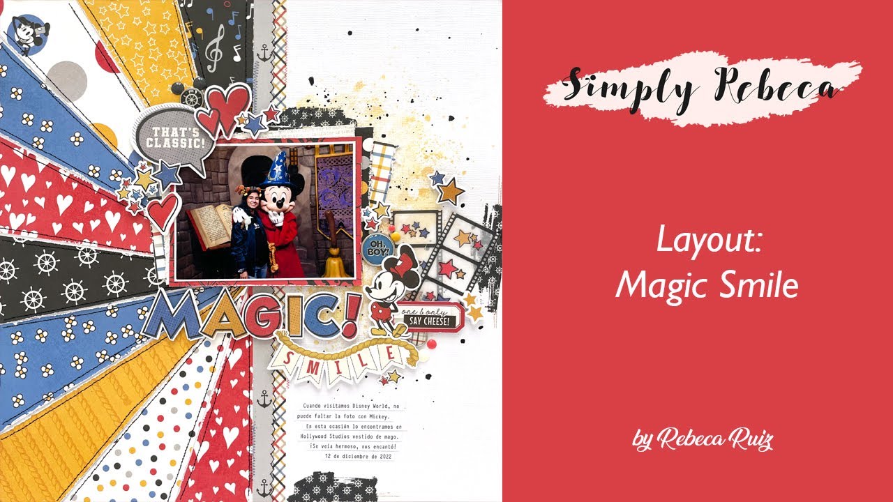 Process Video: Magic! Smile | DT Simple Stories Say Cheese Classic Mouse Collection