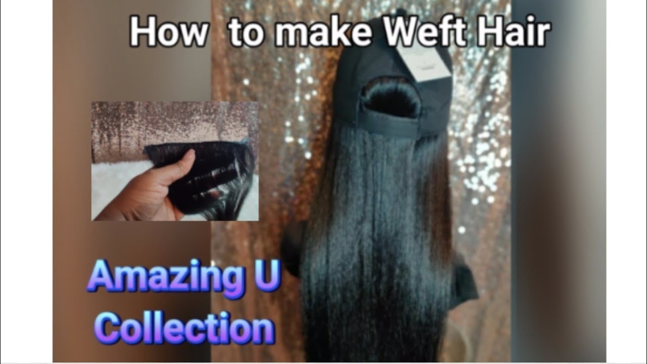 How to: Make Weft Hair using a  Sewing Machine