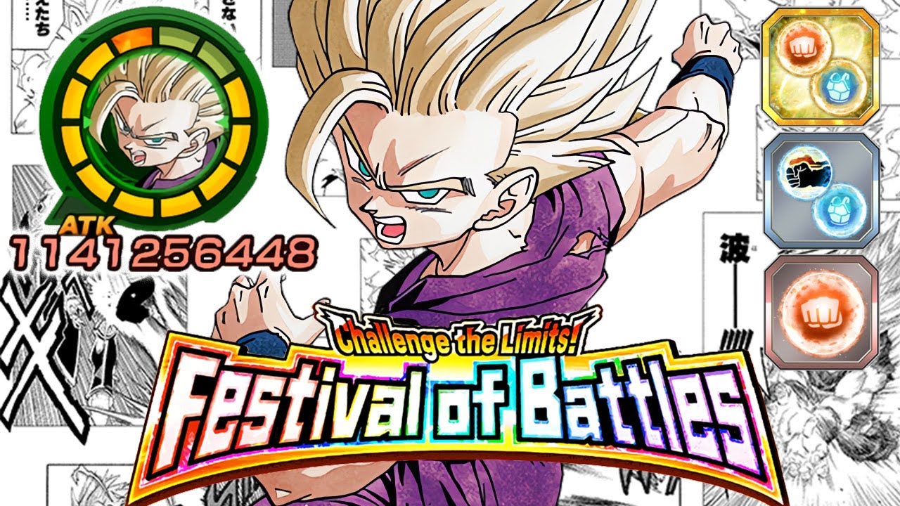 MANGA SSJ2 GOHAN DESTROYS FESTIVAL OF BATTLES!!!!! Dragon Ball Z Dokkan Battle