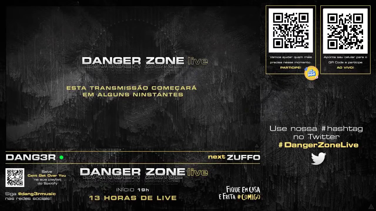 Danger Zone Live parte 01 - Dang3r, Zuffo & VINNE