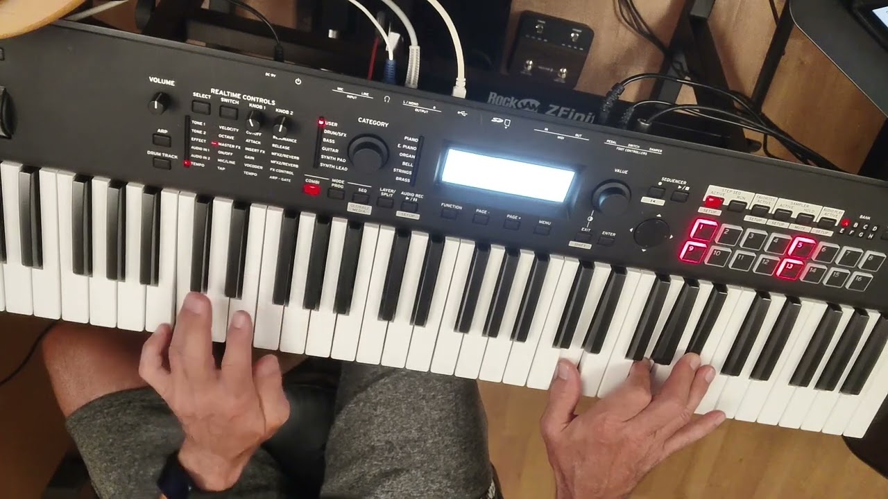 Keyboard over Mustang Sally (The Commitments version) - Korg Kross Demo