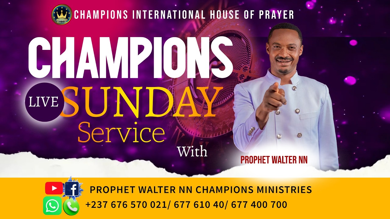 CHAMPIONS SUNDAY LIVE WORSHIP, DELIVERANCE AND PROPHETIC SERVICE //8TH  FEBRUARY 2026
