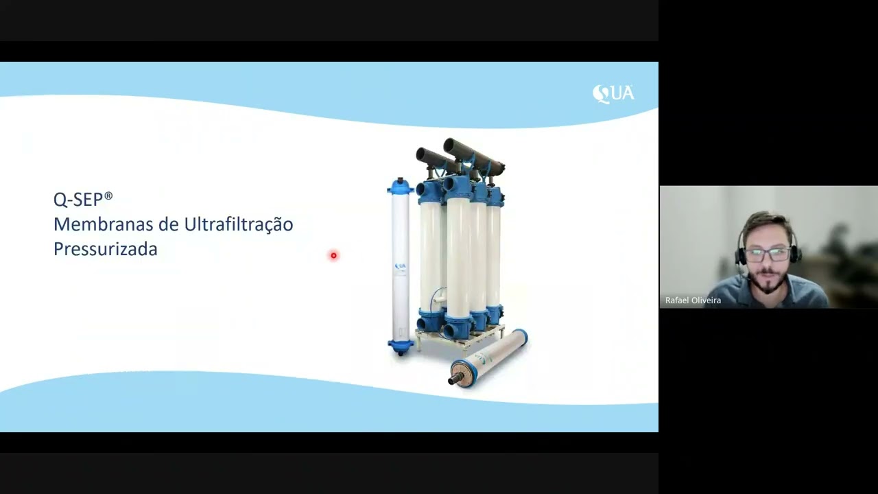 Ultrafiltração com membranas livres de retrolavagem é destaque em webinar da QUA®