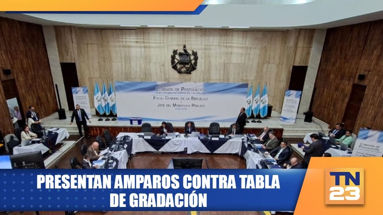 Presentan amparos contra Tabla de Gradación