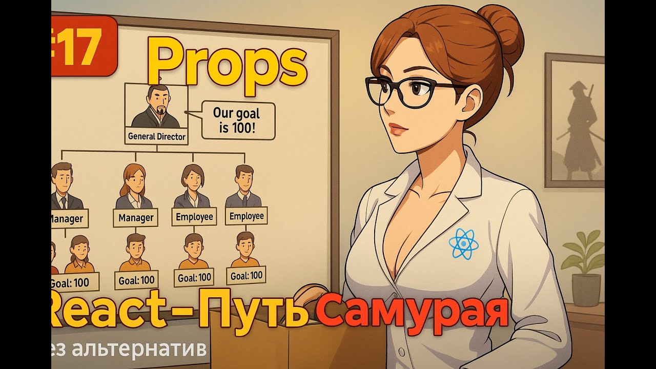 17 / Зачем компоненту Props? Information Expert / GRASP / Курс React Путь Самурая: Без альтернатив