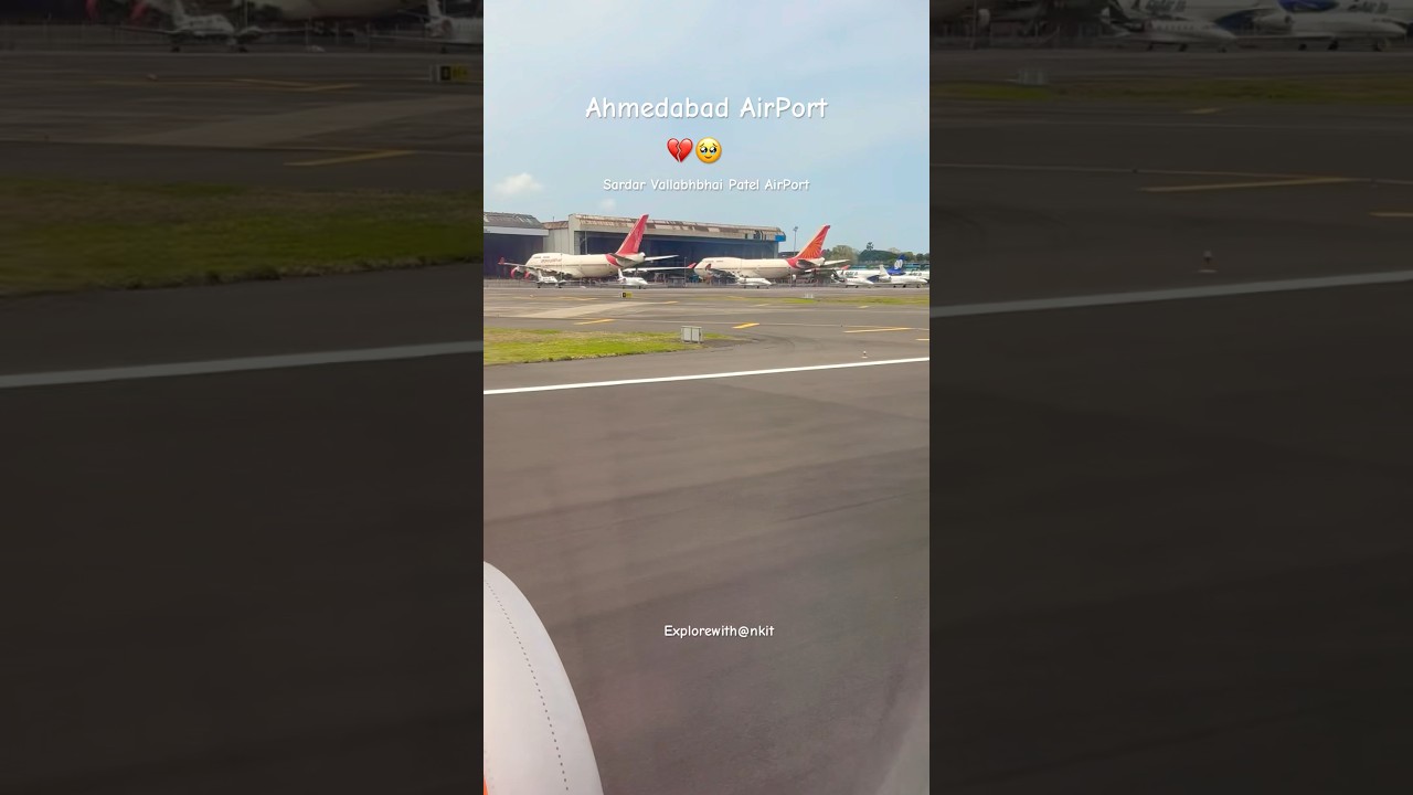 Ahmedabad AirPort 💔🥹#airoplane#airport#youtube#viralshort#ytshorts#ahemdabad#gujarat#explore#trend