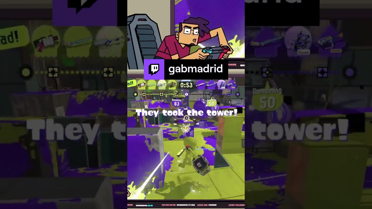 Any excuse to use the airhorn | Splatoon 3 Tower Control Explosher PNGtuber Gameplay