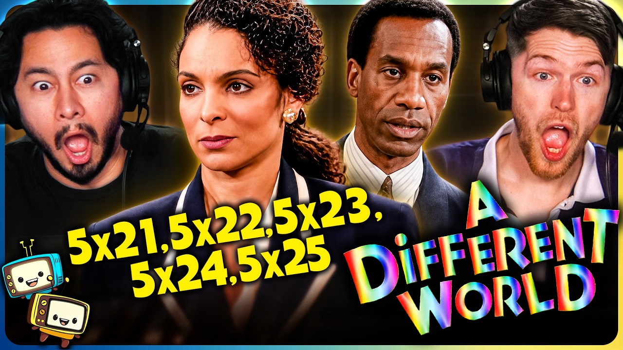 A DIFFERENT WORLD Season 5 Episodes 21-25 Reaction! | Jasmine Guy, Kadeem Hardison, w/ Jaby Koay