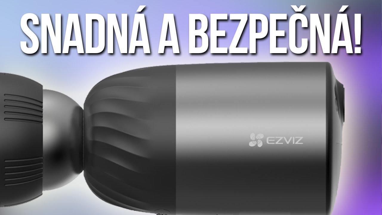 EZVIZ BC1C: Bezdrátová kamera, která jede na solár - a vidí i v noci! (RECENZE # 1568)