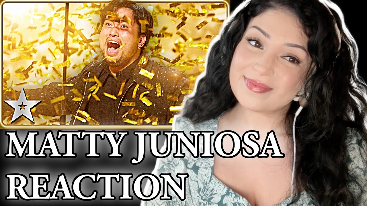 REACTING TO MATTY JUNIOSA BRITAINS GOT TALENT AUDITION - PURPLE RAIN -  HIT THE GOLDEN BUZZER