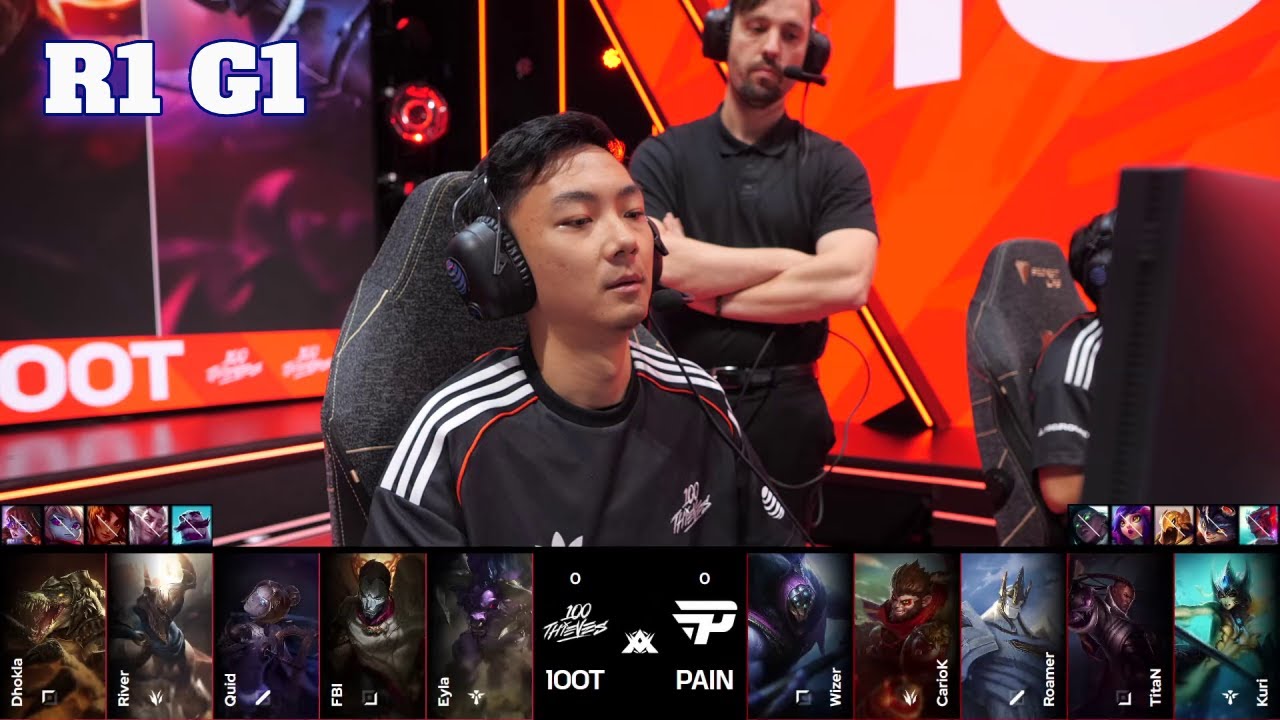 100T vs PNG - Game 1 | Round 1 LTA 2025 Championship South vs North | paiN Gaming vs 100 Thieves G1