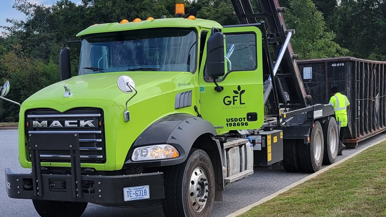 GFL Environmental Brand New Mack Granite Rolloff
