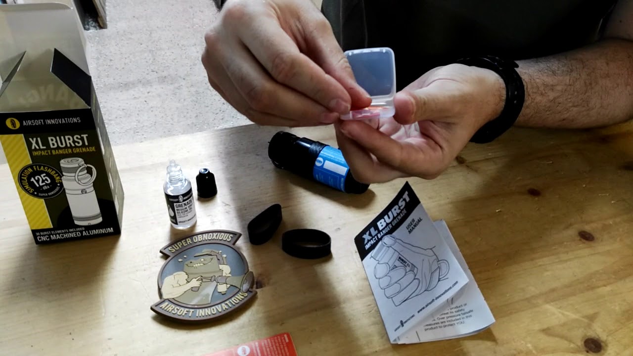 Minireview Granada Burst XL Airsoft Innovations - Quimera Airsoft