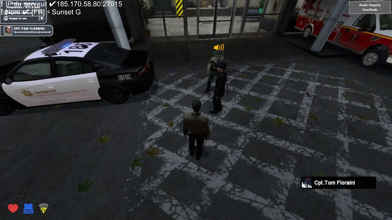 Live Gmod Police ( LASD) [SUNSET G]