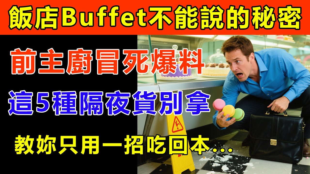 飯店Buffet不能說的秘密！前主廚爆料：這5種菜千萬別拿，都是隔夜貨！教你一招吃回本！#生活經驗 #百科密码 #科普 #自助餐