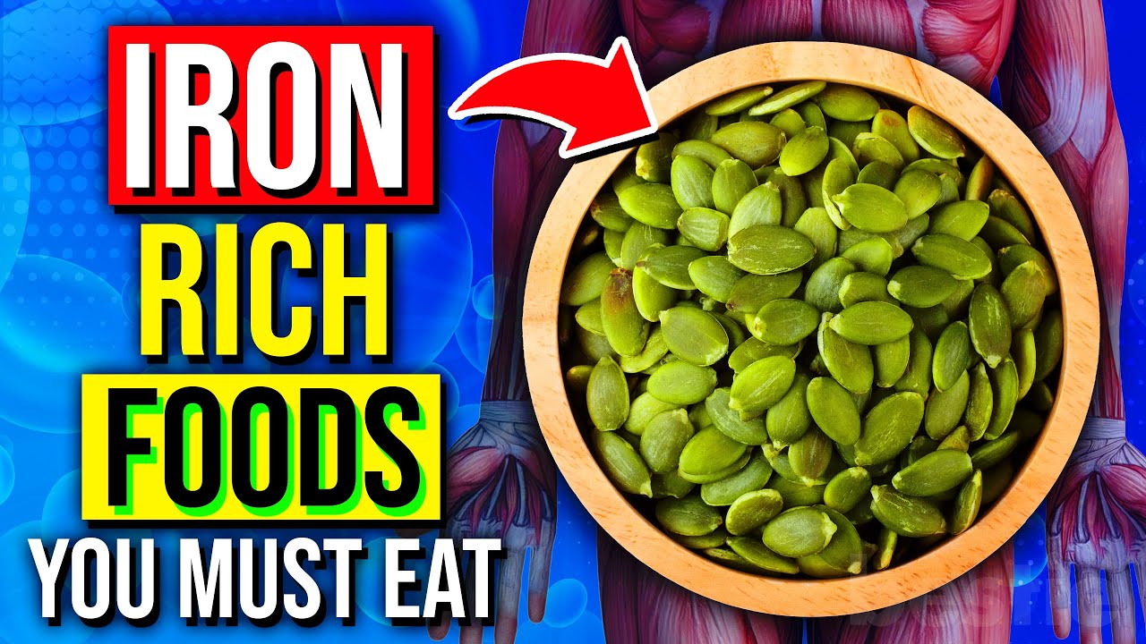 TOP 9 Healthy IRON-Rich Foods For Better BLOOD CIRCULATION