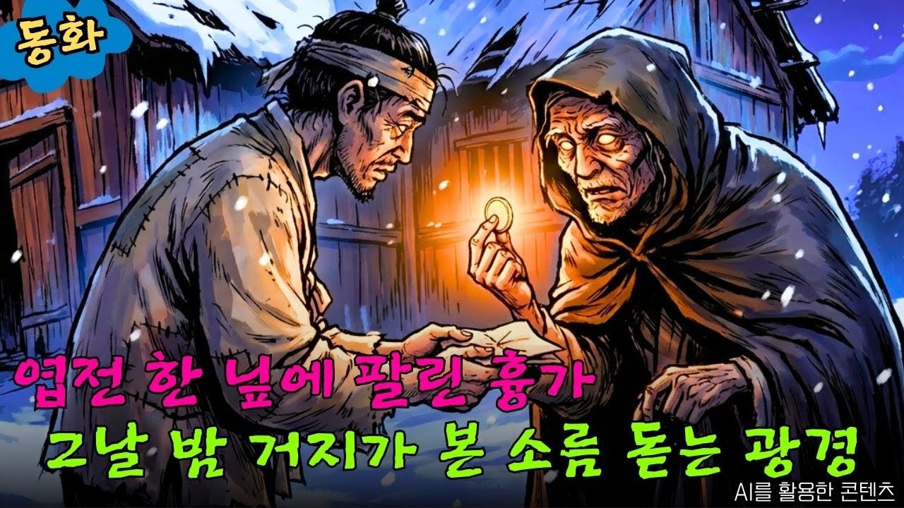 거지가 1냥에 산 흉가, 파헤치니 금계포란 명당? 탐욕스런 부자의 소름 돋는 최후ㅣ옛날이야기 ㅣ민담 ㅣ오디오북ㅣ전설ㅣ설화 ㅣ야담