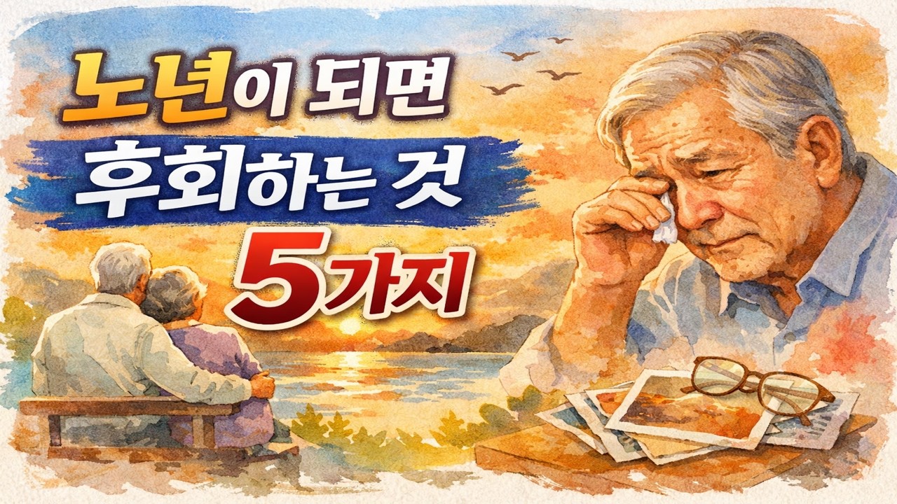 노년이 되면 후회하는 것 5가지 | 나이가 들고 나서야 깨닫는 인생의 진실