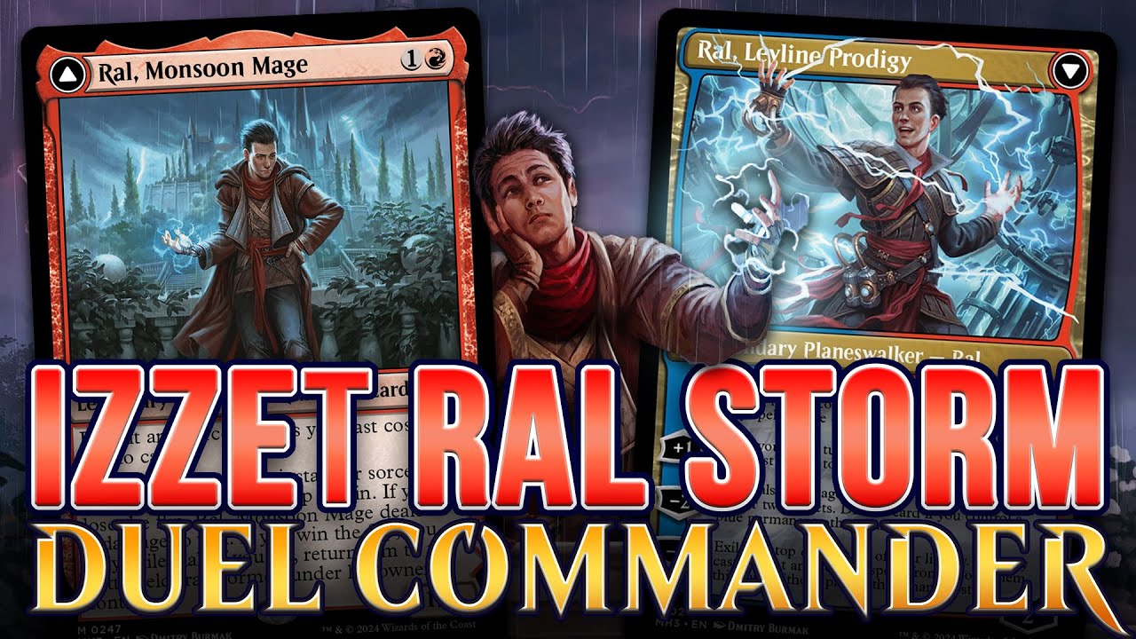 The MOST BROKEN Duel Commander! Ral, Monsoon Mage (Izzet High Tide Storm Combo) Magic: The Gathering