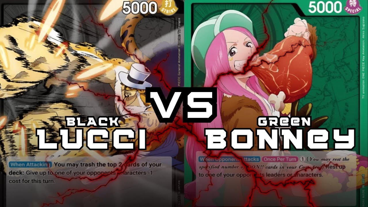 Black Lucci 黒ルッチ VS Green Bonney 緑ボニー| OP11 | OPTCG | StreetfoodKingsPH