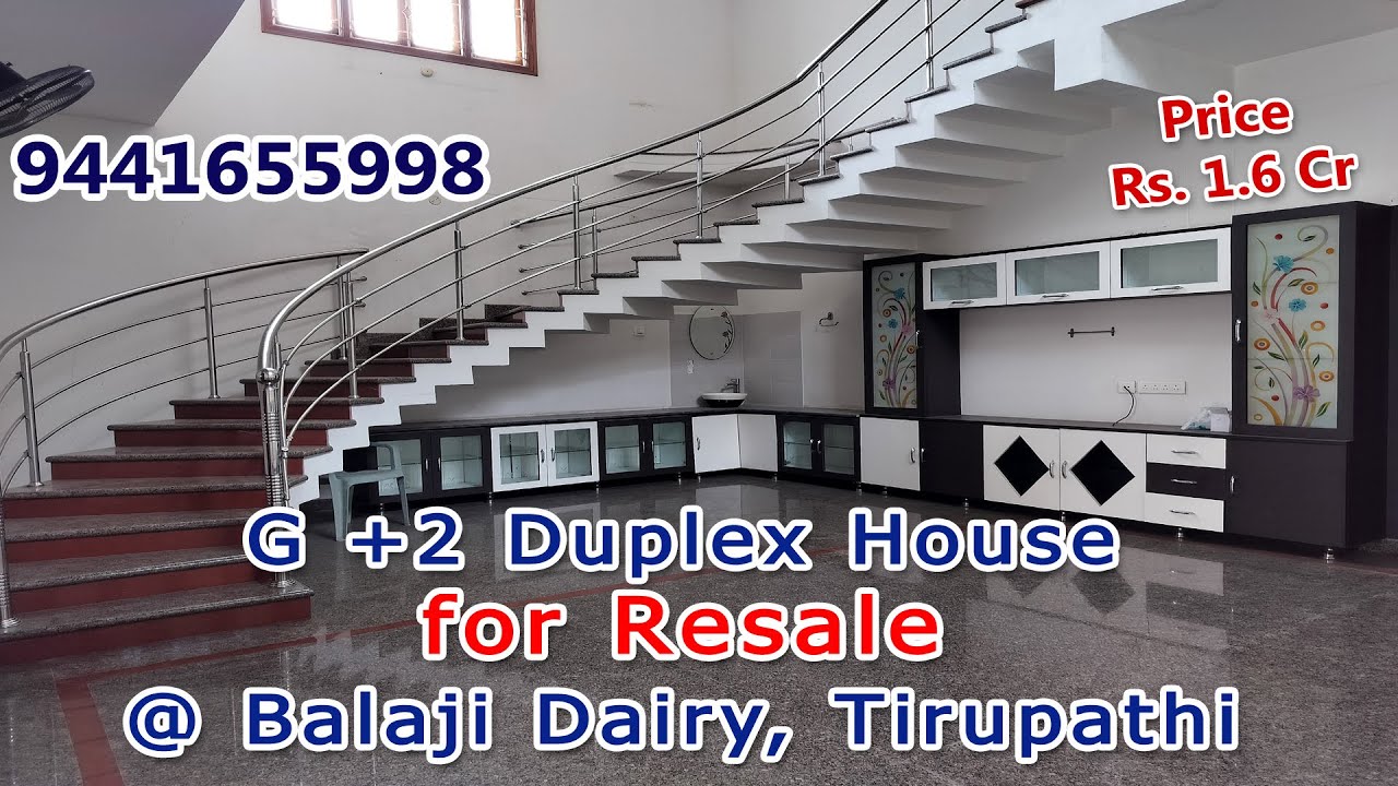 G +2 Duplex House for Resale @ Balaji Dairy, Tirupathi