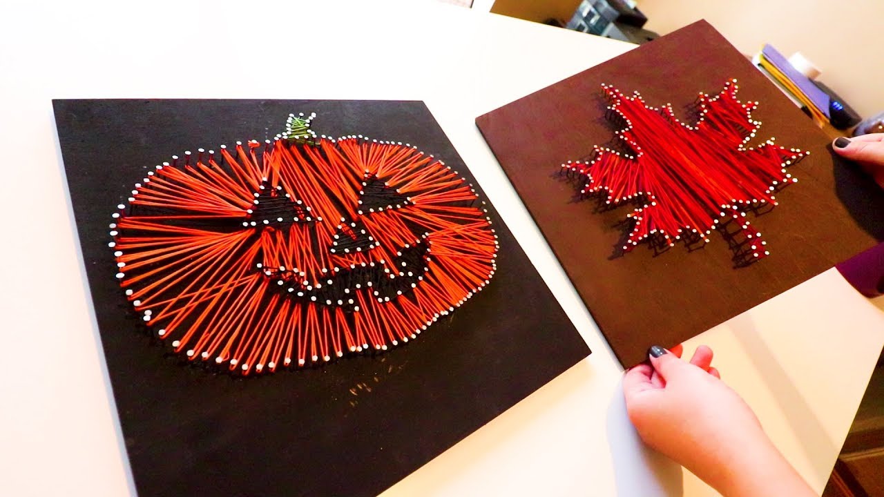 How to Make Awesome Halloween String Art!