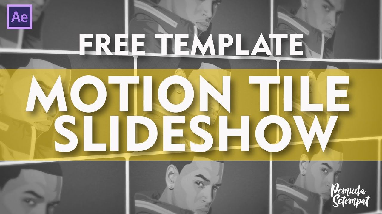 After Effect | Free Template - Motion Tile Slideshow (Bahasa Indonesia)