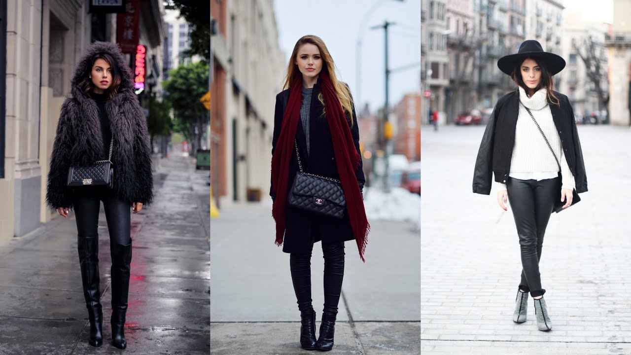 How to Style Leather Pants This Winter - 18 Great Outfit Ideas